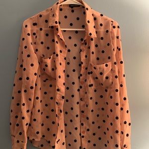 American apparel button up blouse
